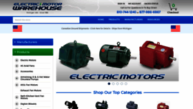 What Electricmotorwarehouse.com website looked like in 2022 (2 years ago)