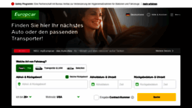 What Europcar.de website looked like in 2022 (2 years ago)