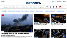 What Euronews.net website looked like in 2022 (2 years ago)