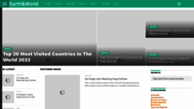 What Earthnworld.com website looked like in 2022 (2 years ago)