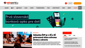 What Eduworld.sk website looked like in 2022 (2 years ago)