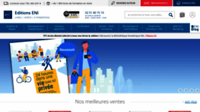 What Editions-eni.fr website looked like in 2022 (3 years ago)