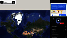 What Earth3dmap.com website looked like in 2022 (2 years ago)