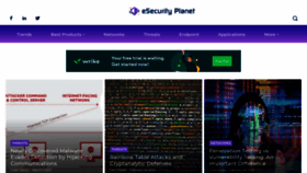 What Esecurityplanet.com website looked like in 2022 (2 years ago)