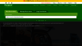 What Europcar.co.za website looked like in 2022 (2 years ago)