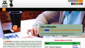 What Ensino.uem.mz website looked like in 2022 (2 years ago)