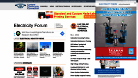 What Electricityforum.com website looked like in 2022 (2 years ago)