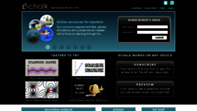 What Echalk.co.uk website looked like in 2022 (2 years ago)