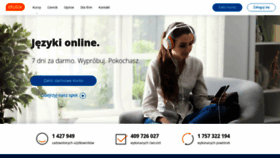 What Etutor.pl website looked like in 2022 (2 years ago)