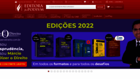 What Editorajuspodivm.com.br website looked like in 2022 (2 years ago)