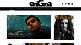 What Enigma-mag.com website looked like in 2022 (2 years ago)