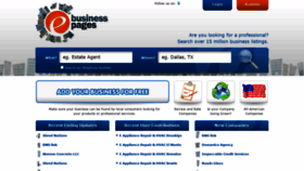 What Ebusinesspages.com website looked like in 2022 (2 years ago)