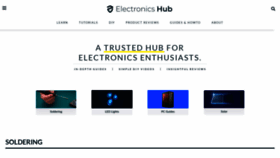What Electronicshub.org website looked like in 2022 (2 years ago)