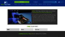 What Ecutesting.com website looked like in 2022 (3 years ago)