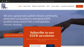 What Egfrcancer.org website looked like in 2022 (2 years ago)