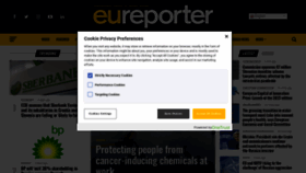 What Eureporter.co website looked like in 2022 (2 years ago)