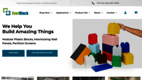 What Everblocksystems.com website looked like in 2022 (2 years ago)