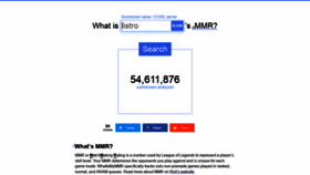 What Eune.whatismymmr.com website looked like in 2022 (2 years ago)