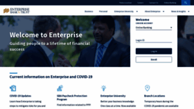 What Enterprisebank.com website looked like in 2022 (2 years ago)