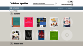 What Editions-eyrolles.com website looked like in 2022 (2 years ago)