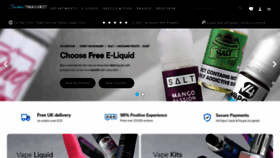 What Electrictobacconist.co.uk website looked like in 2022 (2 years ago)