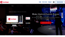 What Eventregist.com website looked like in 2022 (2 years ago)