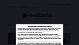 What Esdiario.com website looked like in 2022 (2 years ago)