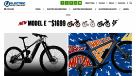 What Electricbikereport.com website looked like in 2022 (2 years ago)