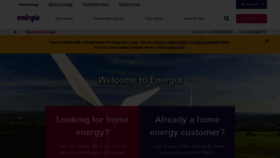 What Energia.ie website looked like in 2022 (2 years ago)