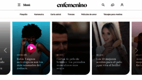 What Enfemenino.com website looked like in 2022 (2 years ago)