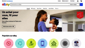 What Ebay.fr website looked like in 2022 (3 years ago)