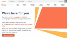 What Edfenergy.com website looked like in 2022 (2 years ago)
