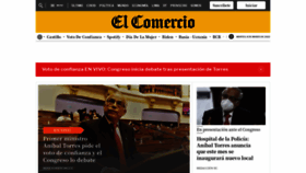What Elcomercio.pe website looked like in 2022 (2 years ago)
