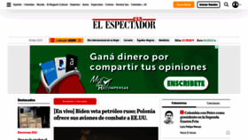 What Elespectador.com website looked like in 2022 (2 years ago)