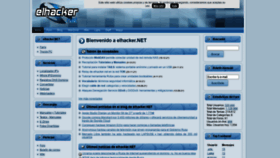 What Elhacker.net website looked like in 2022 (2 years ago)