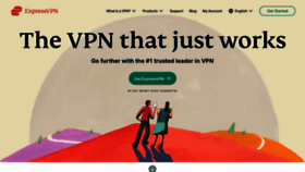 What Expressvpn.com website looked like in 2022 (2 years ago)