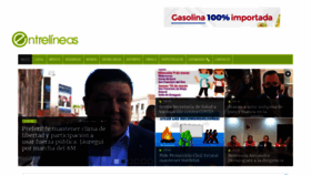 What Entrelineas.com.mx website looked like in 2022 (3 years ago)