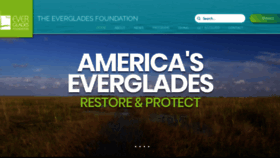 What Evergladesfoundation.org website looked like in 2022 (2 years ago)