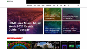 What Edmtunes.com website looked like in 2022 (2 years ago)