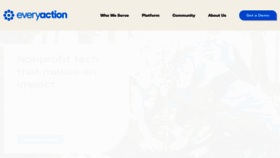 What Everyaction.com website looked like in 2022 (2 years ago)