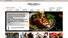 What Edelices.com website looked like in 2022 (2 years ago)