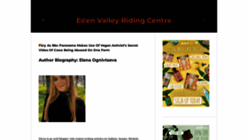 What Edenvalleyridingcentre.com website looked like in 2022 (2 years ago)
