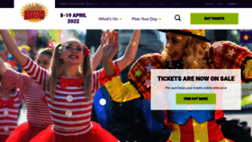 What Eastershow.com.au website looked like in 2022 (2 years ago)