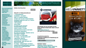 What Energiesparhaus.at website looked like in 2022 (2 years ago)