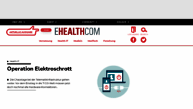 What E-health-com.de website looked like in 2022 (2 years ago)