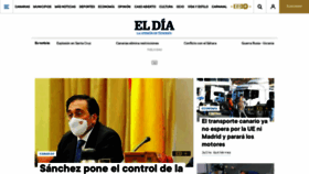 What Eldia.es website looked like in 2022 (2 years ago)