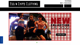 What Eggnchipsclothing.co.uk website looked like in 2022 (2 years ago)