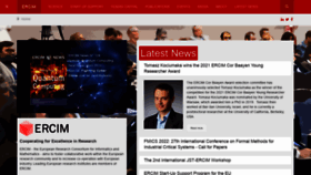 What Ercim.eu website looked like in 2022 (3 years ago)
