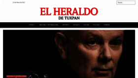 What Elheraldodetuxpan.com.mx website looked like in 2022 (2 years ago)