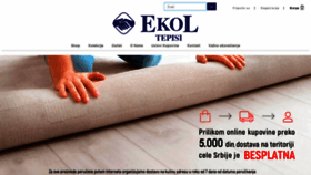 What Ekol.rs website looked like in 2022 (2 years ago)